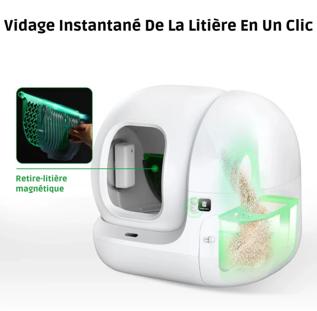 litière automatique pour les chats