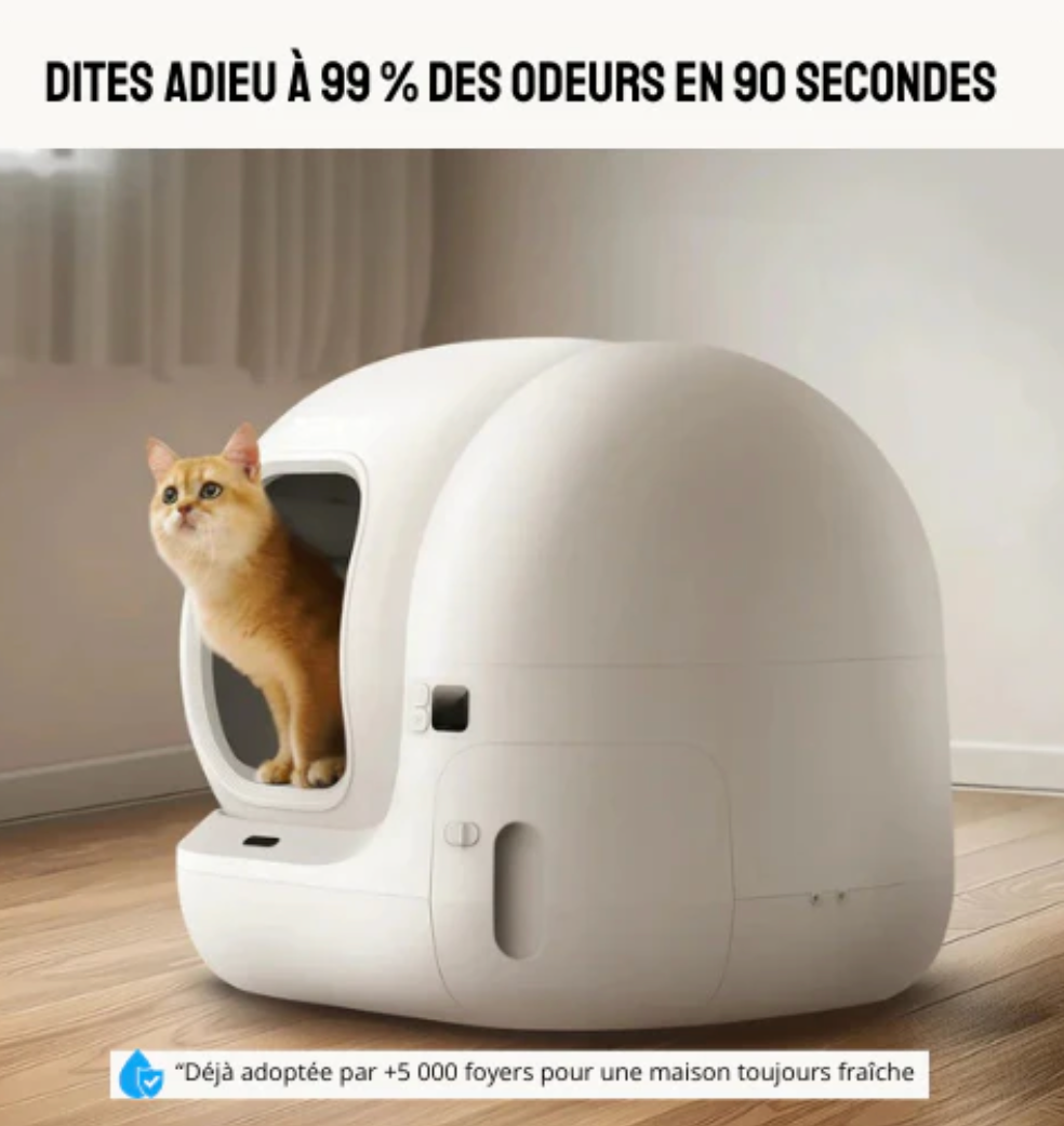 litière automatique pour les chats