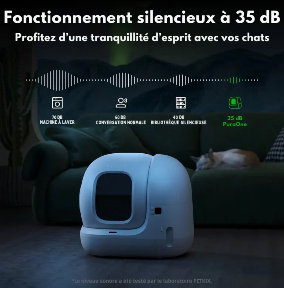 litière automatique pour les chats